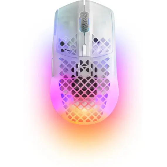 Maus gaming steelseries aerox 3 wireless ghost, Wh