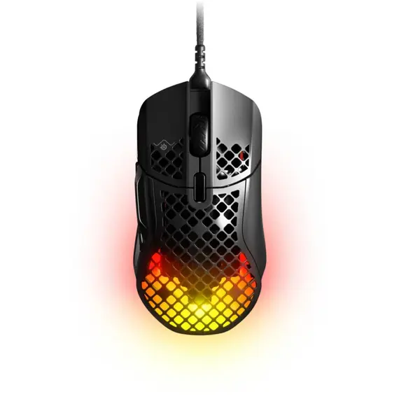 Maus gaming steelseries aerox 5, Black