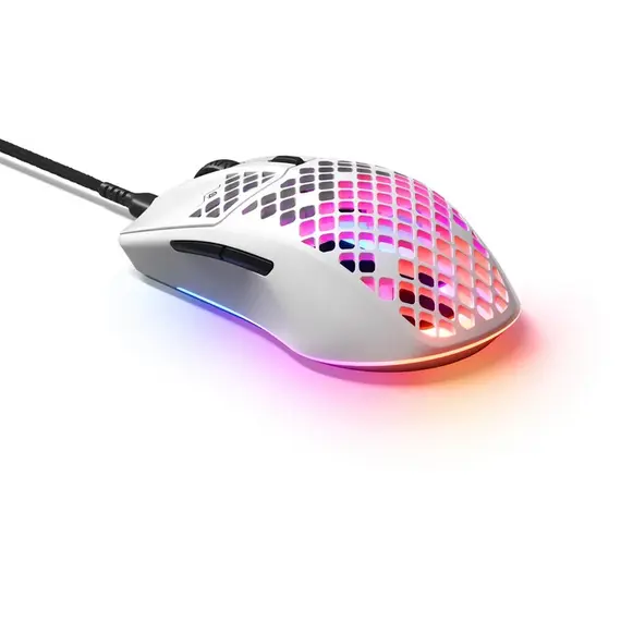 Maus gaming steelseries aerox 3 snow, white, 2 image