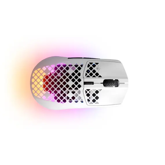 Maus gaming steelseries aerox 3 wireless snow, Whi, 2 image