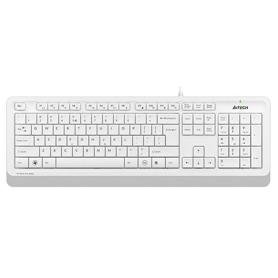 Tastiere A4Tech Fk10  Usb Us,  Bardhe