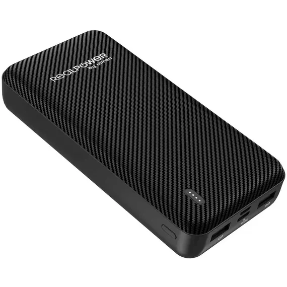 Power bank RealPower PB-20000 SE+ 20.000mAh, zeze