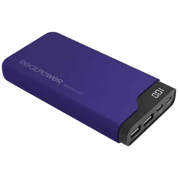 Power bank RealPower PB-15000C 15.000mAh