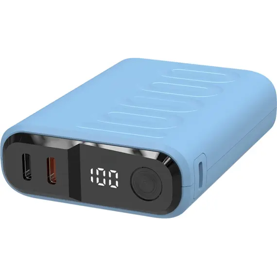 Power bank RealPower PB-10000C PD+3X Type-C, kalte
