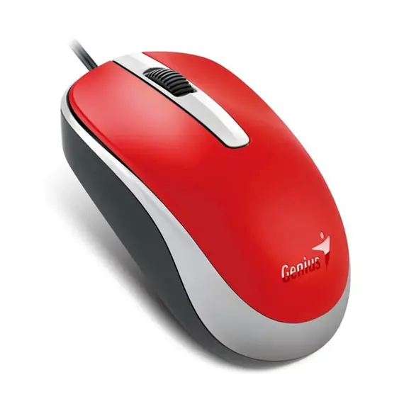 Maus Genius DX-120 USB, kuqe, 2 image