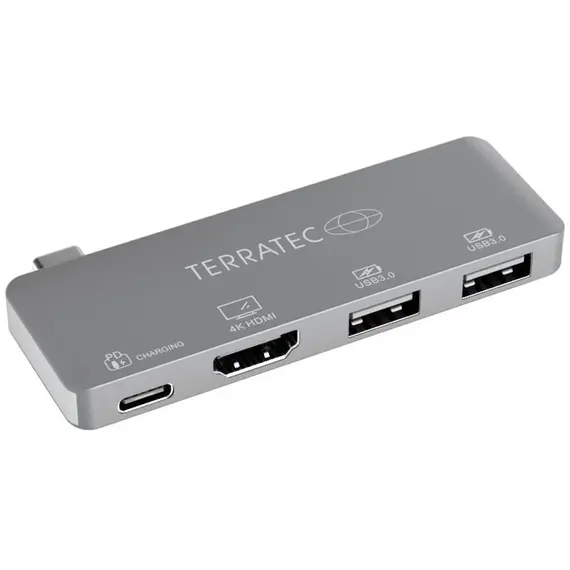 Konvertues TerraTec C4 USB-C, USB-C PD/HDMI/USB3.0