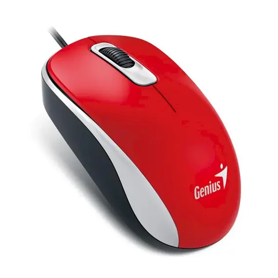 Maus Genius DX-110 USB, kuqe, 2 image