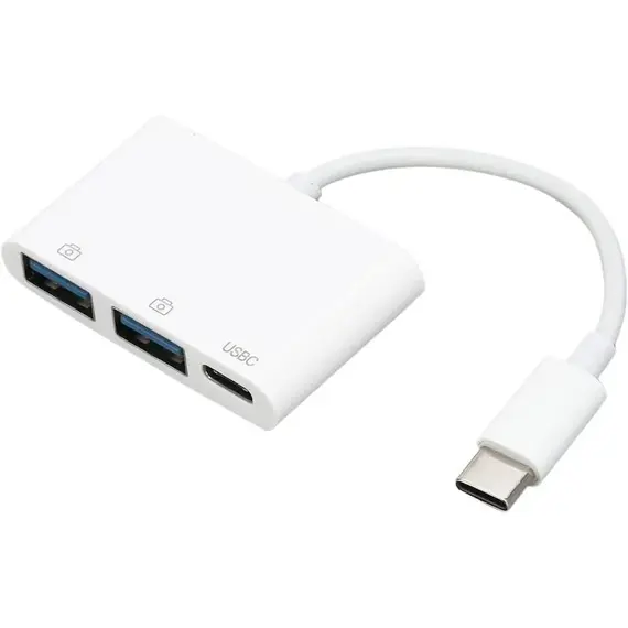 Konvertues ASIA TIP C 2X USB+TIP C