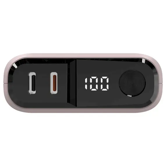 Power bank RealPower PB-10000C PD+3X Type-C, roze, 3 image
