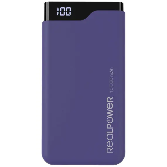 Power bank RealPower PB-15000C 15.000mAh, 3 image