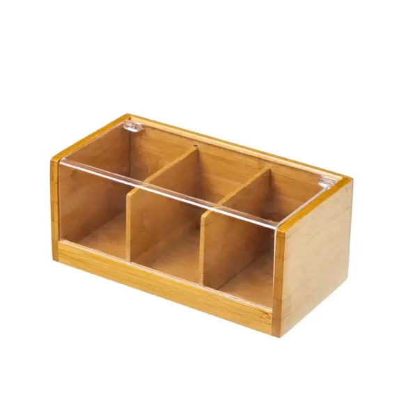 Kuti për çaj  bambu 10 × 20 × 10 cm, 2 image