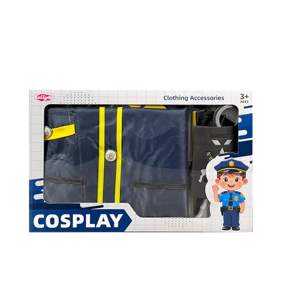 Lodër argëtuese, uniforme polici, Ngjyra: Kaltërt mbyllur