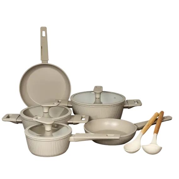 Tenxhere set 10copë, bezhë