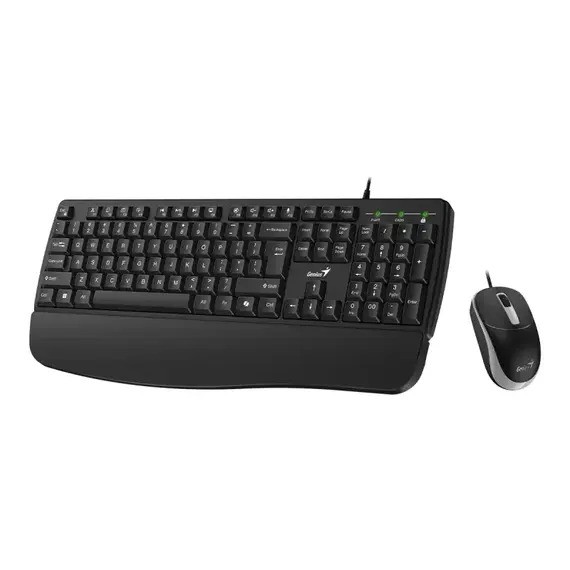 Set Tastiere dhe maus  Genius USB KM-123, zeze, 2 image