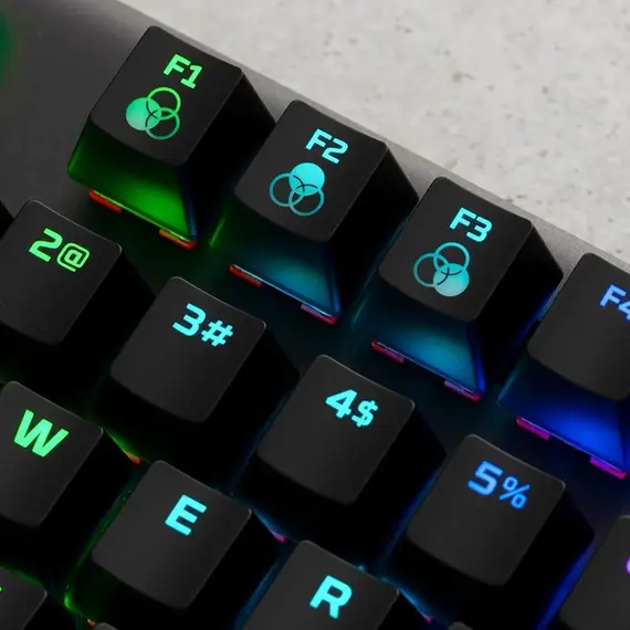 Tastiere HyperX Core HX, kuqe/zeze, 2 image