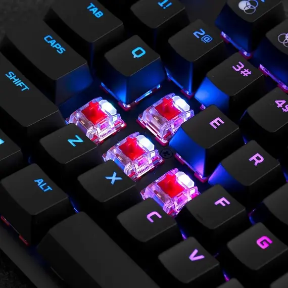 Tastiere HyperX Core HX, kuqe/zeze, 3 image