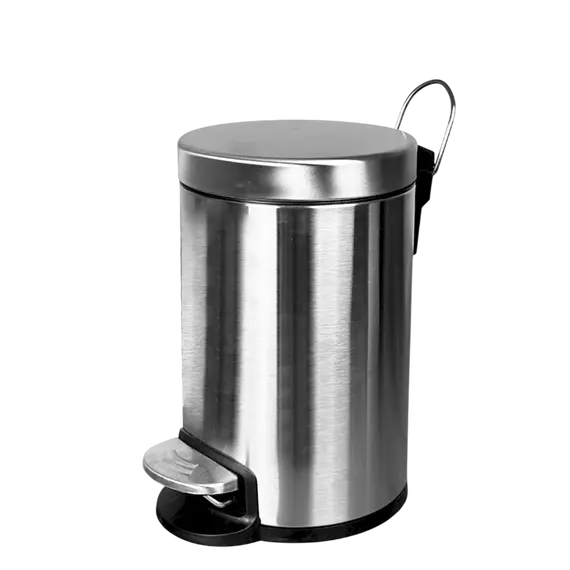 Shportë mbeturinash 3l, hiri, Ngjyra: Hiri, 3 image