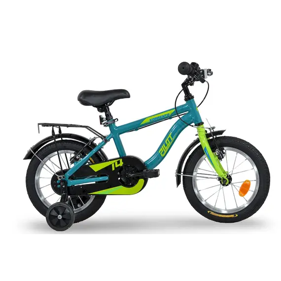 Biçiklete per femije 14" Kids Bike Korrento, Kalter-Gjelbert