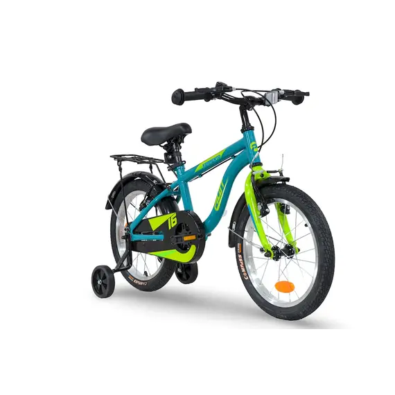 Biçiklete per femije 16" Kids Bike Korrento, Kalter-Gjelbert, 2 image