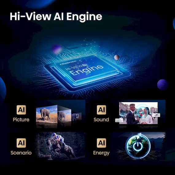 Televizor Hisense 75" 75U7Q ULED Miniled 4K UHD, 10 image