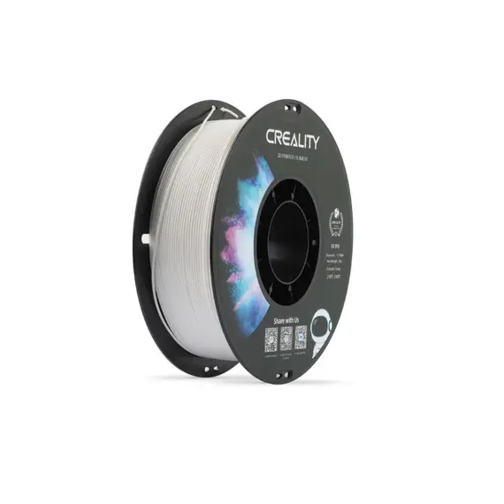 Fije Plastike per Printer 3D Creality 1Kg CR-TPU Silk, bardhe, 2 image