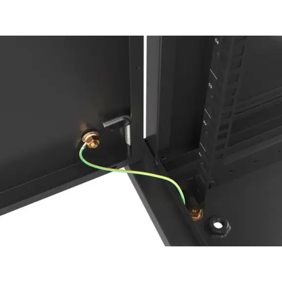 Kabinet rrjeti 19" 9U 600x450 mm, zeze, 3 image