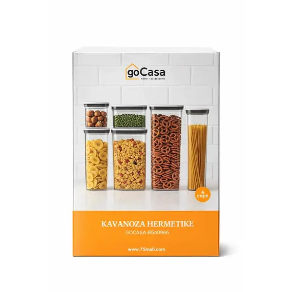 Kavanoz hermetik 6copë, 3 image