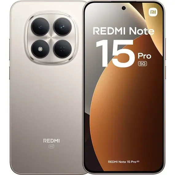Telefon Xiaomi Redmi Note 15 Pro 5G 6.83" 8GB RAM, 256GB ROM, titanium