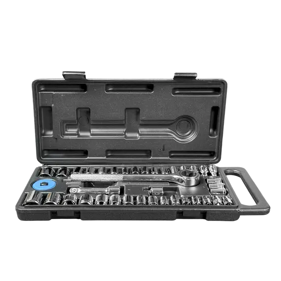 Set çelesash me krik dhe soketa 40 pjese (1/4" & 3/8"), GoBau, 2 image