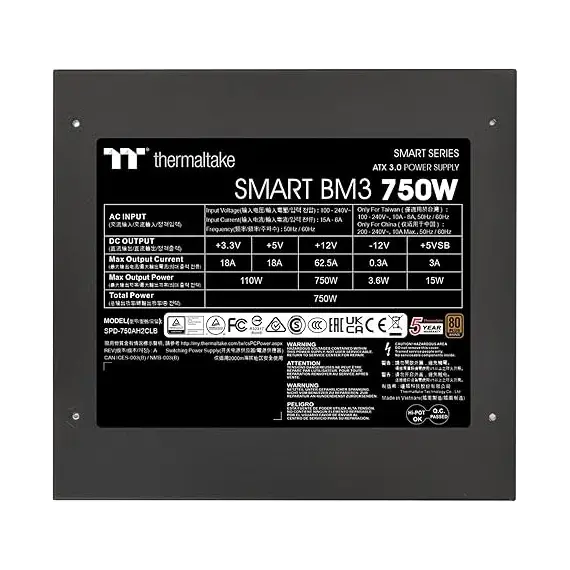 Furnizues rryme Thermaltake PC 750WPS-SPD-0750MNFA, 4 image
