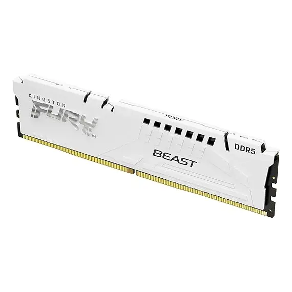 Ram per kompjuter DDR5 16GB PC 6000 CL30 Kingston FURY Beast White EXPO retai