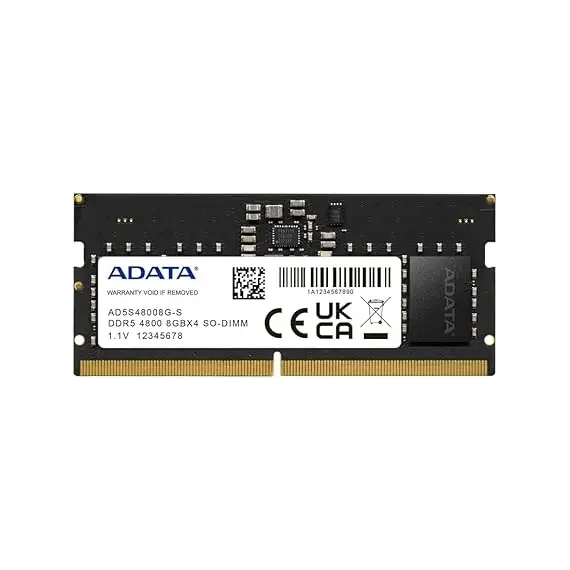 Ram per Laptop A -DATA, 8GB, 4800MHz, SO-DIMM, DDR