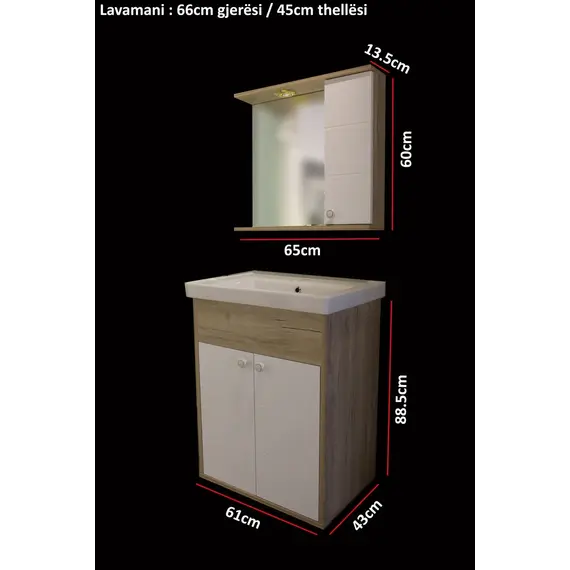 Dollap Eko, 65cm, 2 image
