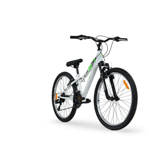 Biçiklete 24" MTB Arius White Steel, 2 image