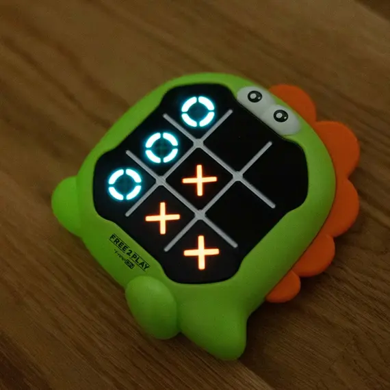 Loder argetimi, tabele Tic-Tac-Toe Dinosaur, Ngjyra: Portokall, 3 image