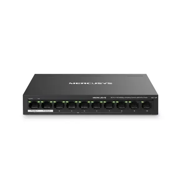 Switch Tp-Link Desktop 10-Port 10/100Mbps With 8-Port PoE+