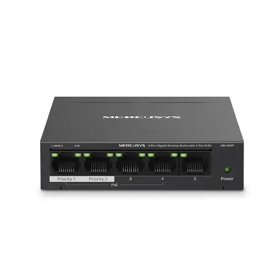 Switch Tp-Link Desktop 5-Port  Gigabit With 4-Port PoE+