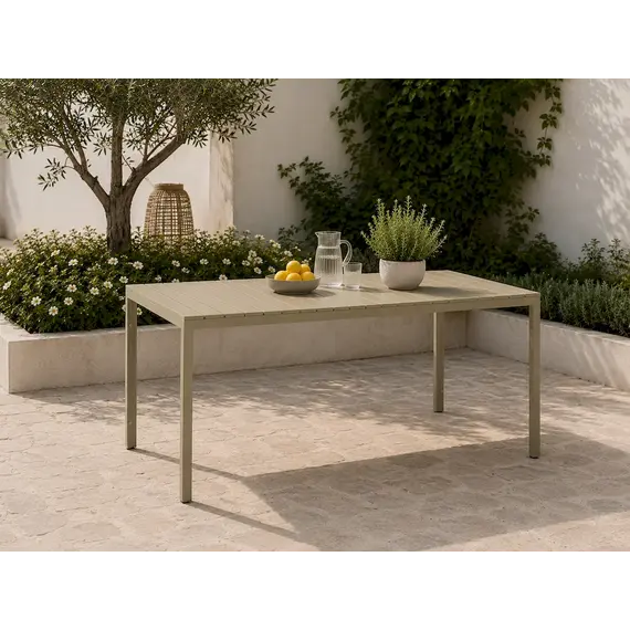 Tavoline kopshti, 150x90cm, T-1 Steel frame, hiri 9612