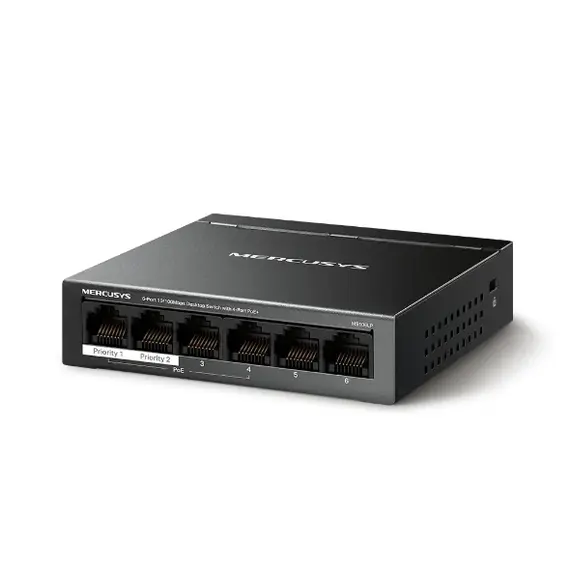 Switch Tp-Link Desktop 6-Port 10/100Mbps With 4-Port PoE+, 2 image