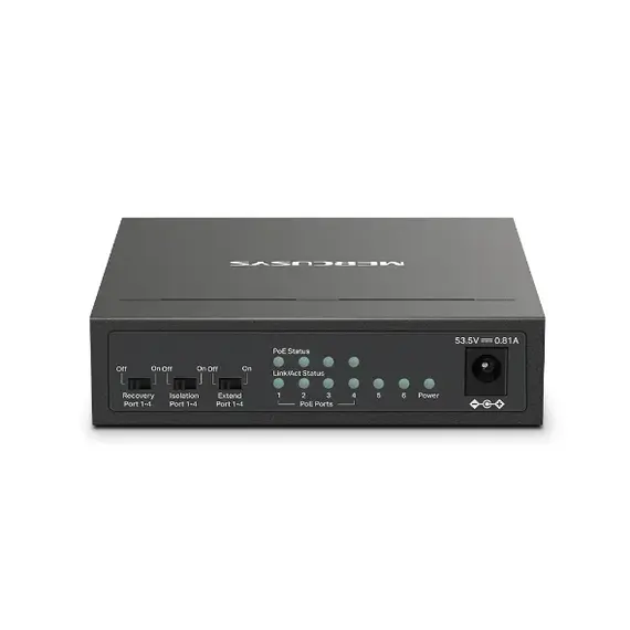 Switch Tp-Link Desktop 6-Port 10/100Mbps With 4-Port PoE+, 3 image