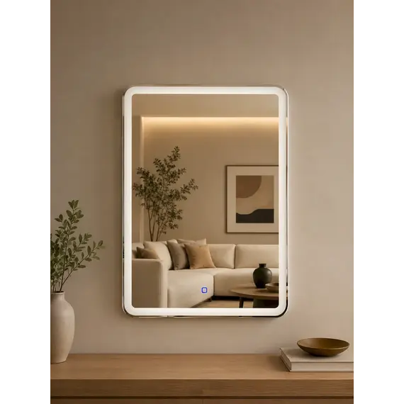 Pasqyre led 60x80cm me 3 ngjyra ndriçimi