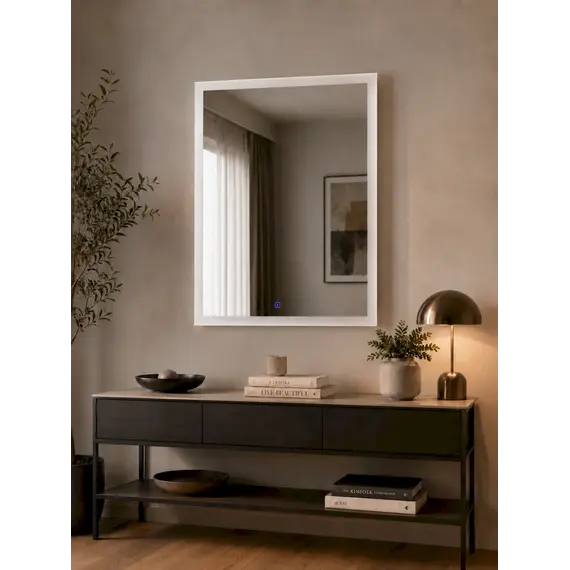 Pasqyre led 60x80cm me 3 ngjyra ndriçimi