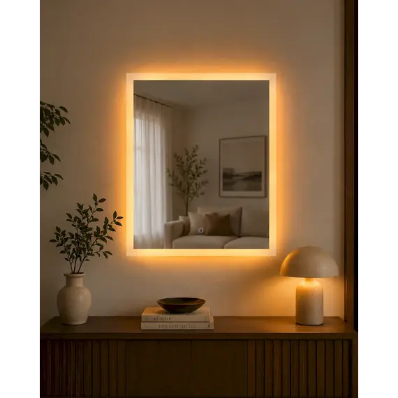 Pasqyre led 60x80cm me 3 ngjyra ndriçimi, 3 image
