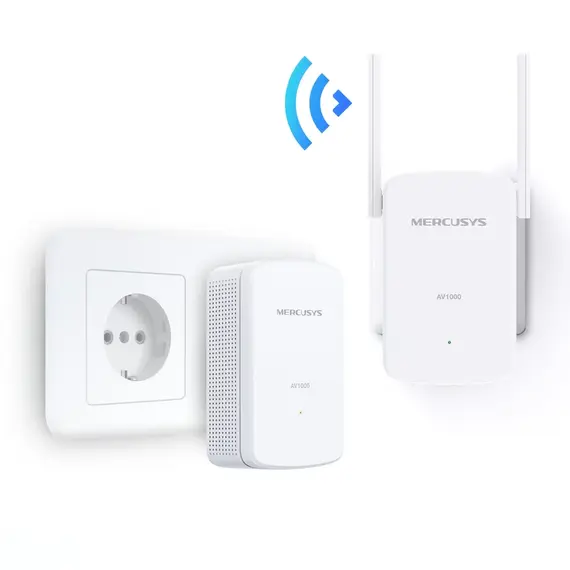 Powerline Tp-Link Gigabit Wi-fi AV1000 kit, bardhe, 3 image