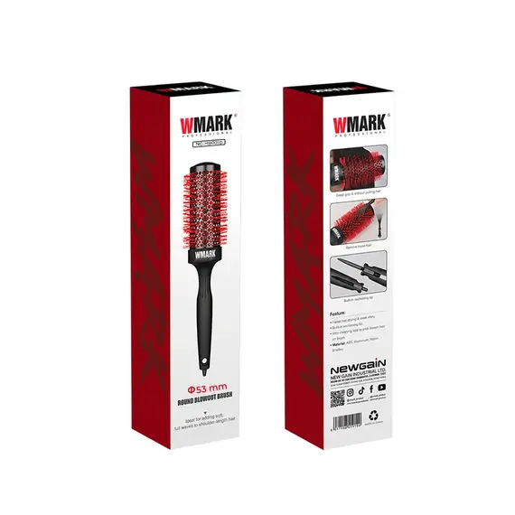 Furçe Profesionale per Stilim 53mm Wmark NG-HB001D, 4 image