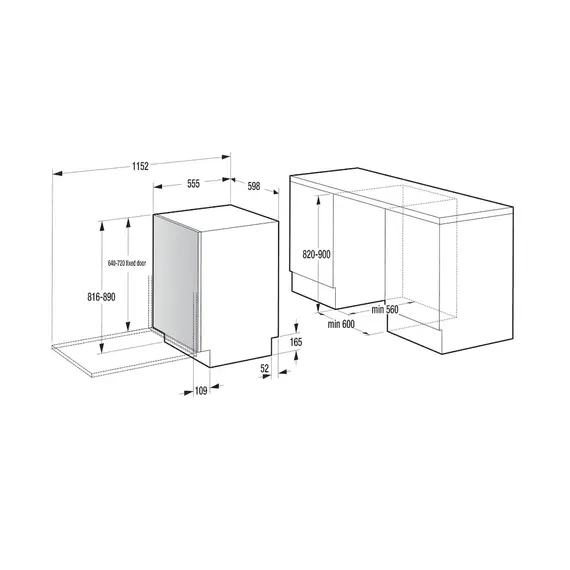 Enelarese montuese Gorenje GV693A65UVAD, 10 image