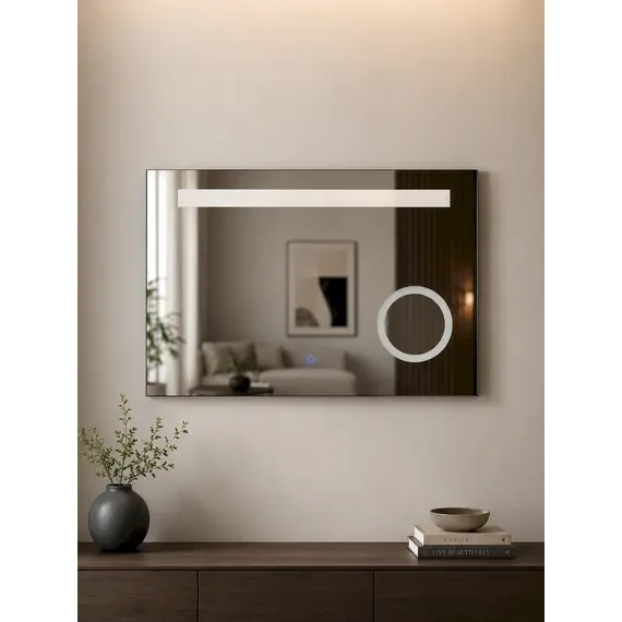 Pasqyre led 60x80cm me 3 ngjyra ndriçimi
