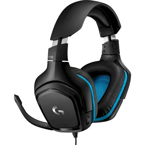Kufje Gaming Logitech me mikrofon G432, 7.1, zeze
