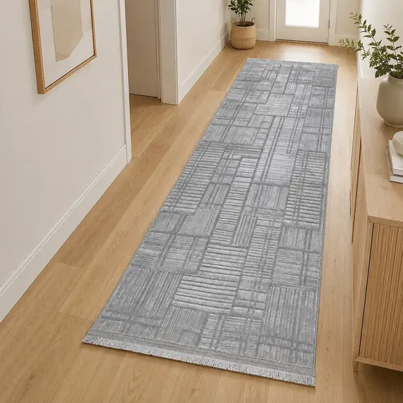 Tepih 80x150 Hiri hapur Lazer GO-LZ846, Madhësia: 80*300, Ngjyra: E përzier