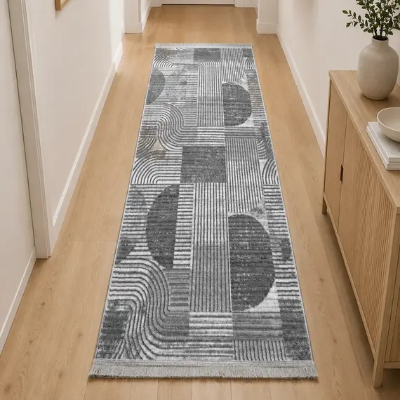 Tepih 80x150 Hiri Vizon Lazer GO-LZ468, Madhësia: 80*300, Ngjyra: E përzier